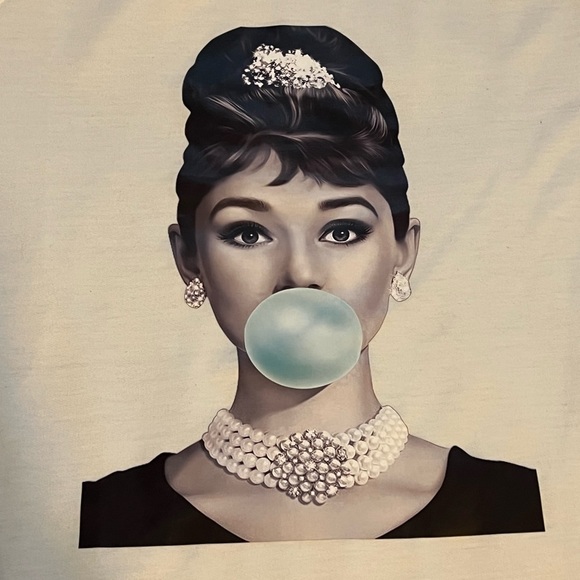 Audrey Hepburn graphic sweatshirt; never worn. - Picture 2 of 2